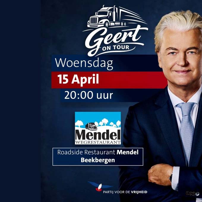 Wilders gaat in gesprek met vrachtwagenchauffeurs over hoge dieselprijzen