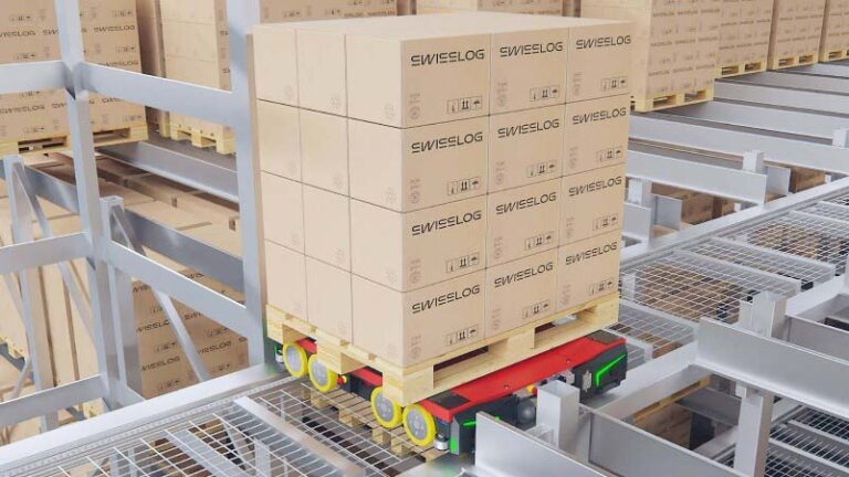 Swisslog lanceert 4-way shuttlesysteem voor flexibele palletopslag