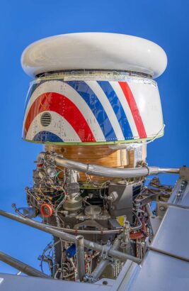 vliegtuigmotor op waterstof test