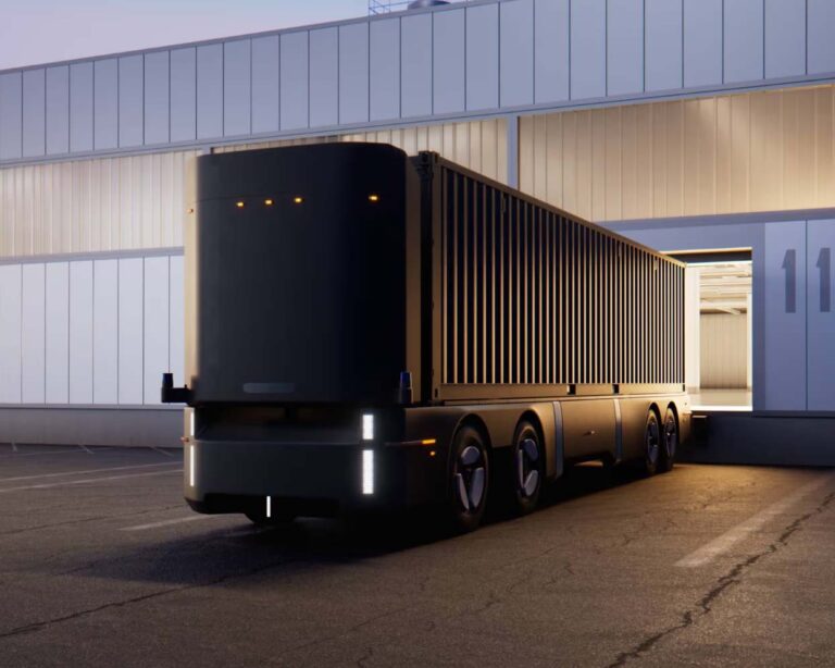 Startup ontwikkelt autonome elektrische truck zonder cabine voor containervervoer