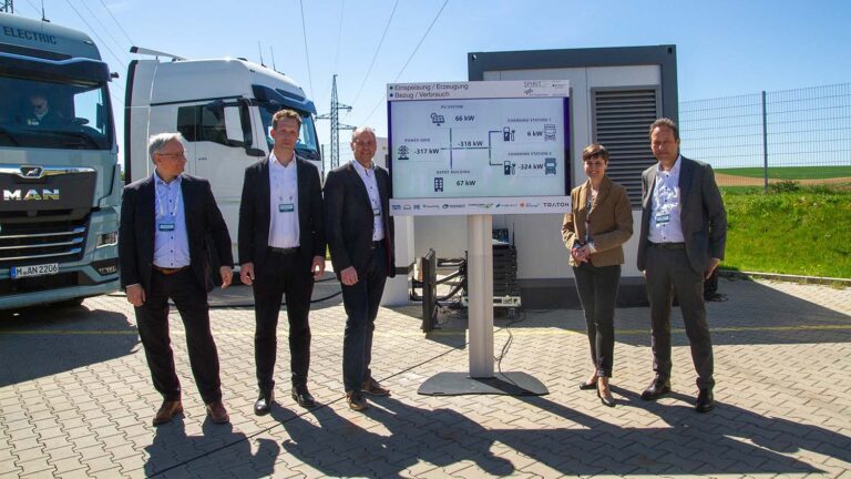 MAN Truck & Bus  demonstreert bidirectioneel laden met elektrische truck