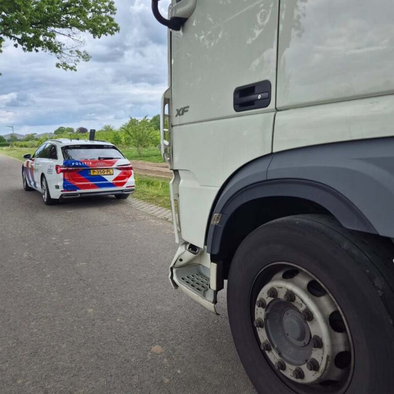 Vrachtwagen zonder APK, geschorst en met tachograafovertredingen van de N65 gehaald