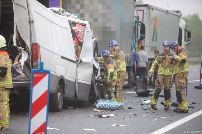 Ongeval A1 De Lutte
