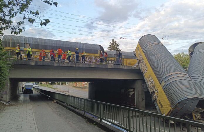 Aanrijding Goederentreinen München