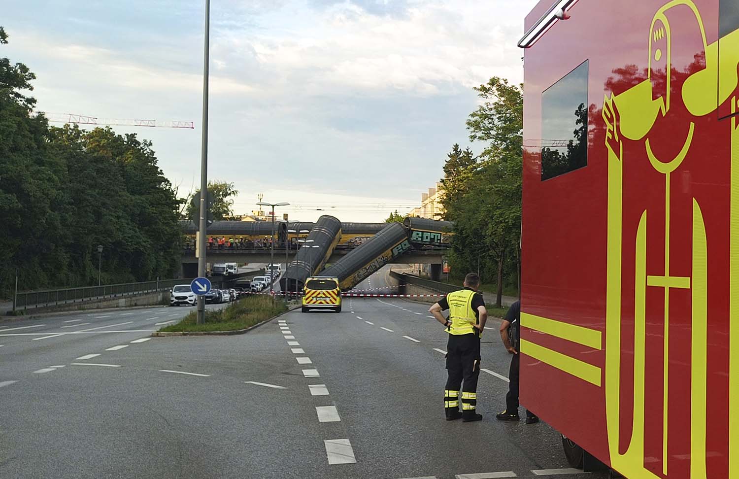 Aanrijding Goederentreinen München