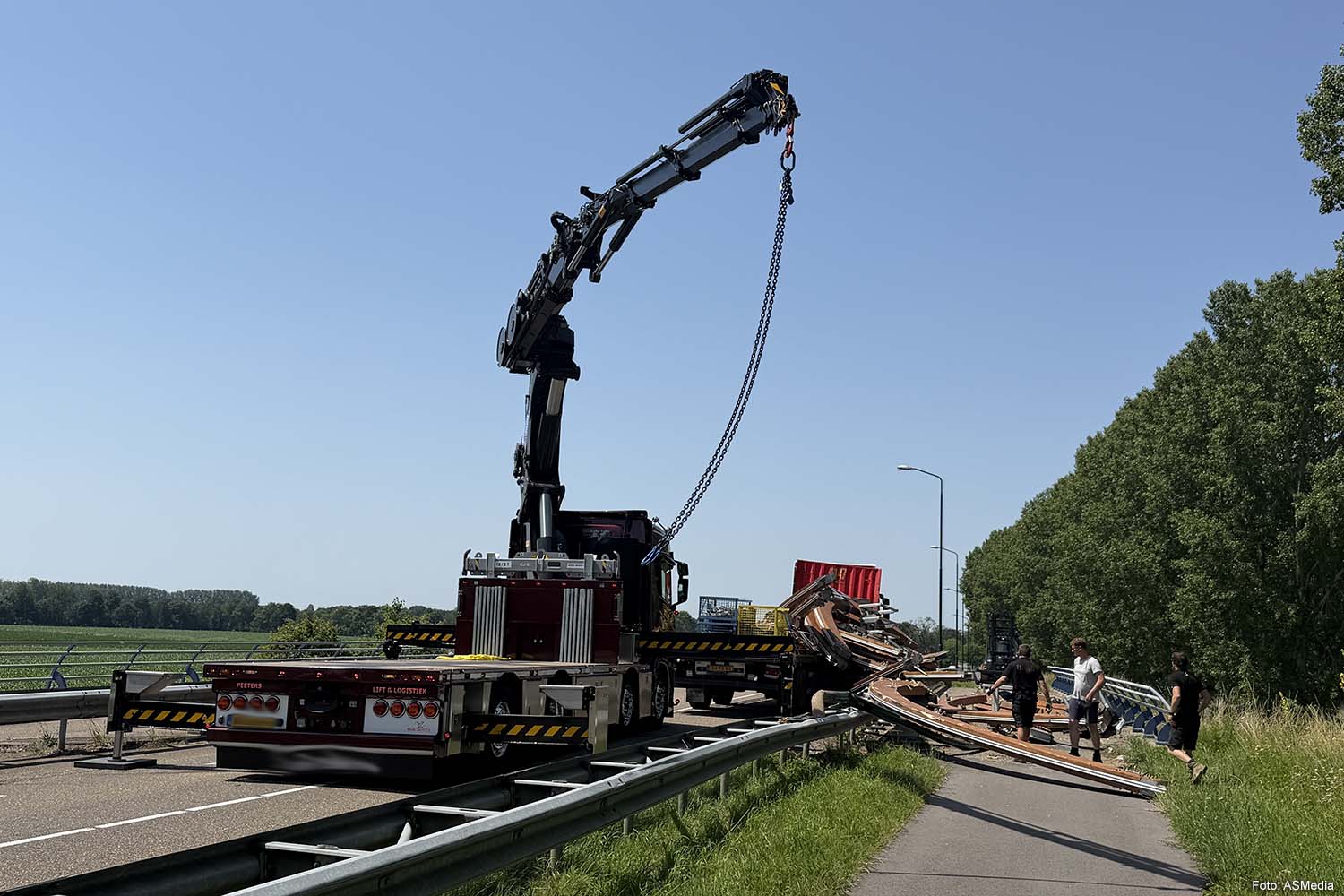 Festivaltent verloren vrachtwagen
