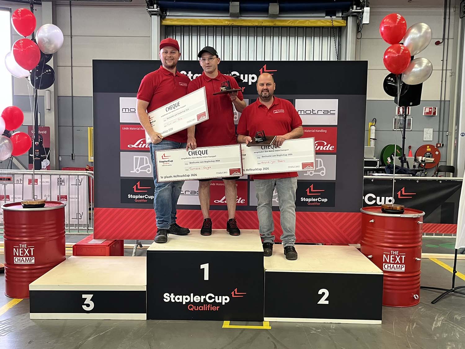 Tomasz Gajek opnieuw beste heftruckchauffeur van Nederland tijdens HeftruckCup 2026
