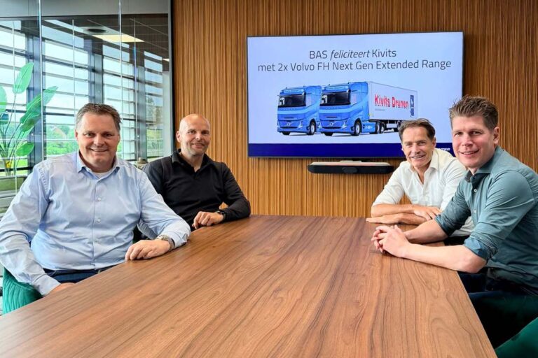 Kivits Drunen investeert in Volvo FH Aero Electric trucks voor emissievrij langeafstandstransport