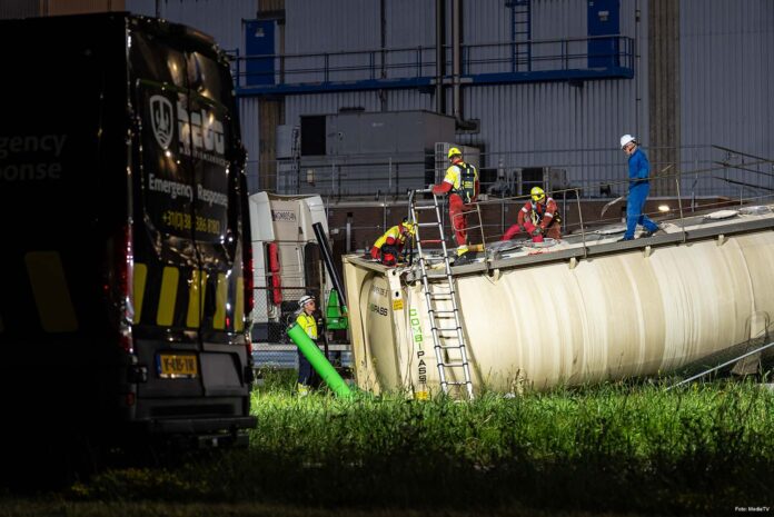 Ongeval tankcontainer