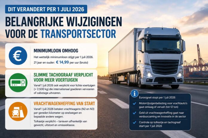 Veranderingen per 1 juli 2026