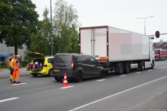 Vrachtwagenchauffeur onder invloed