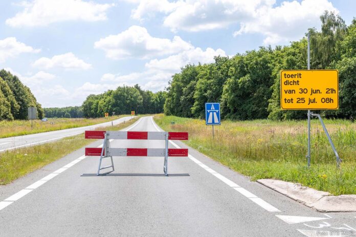 Afrit A32 Afgesloten