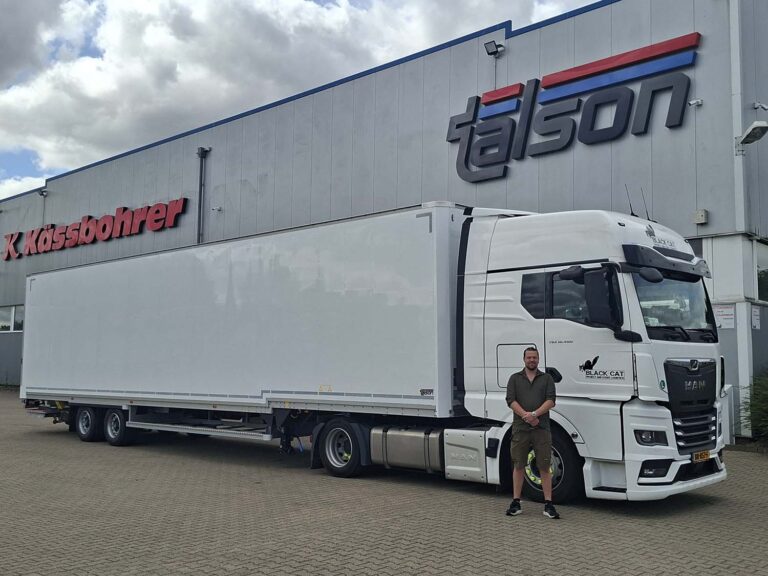 Black Cat Project & Event Logistics neemt nieuwe Talson Mega Box-trailer in gebruik