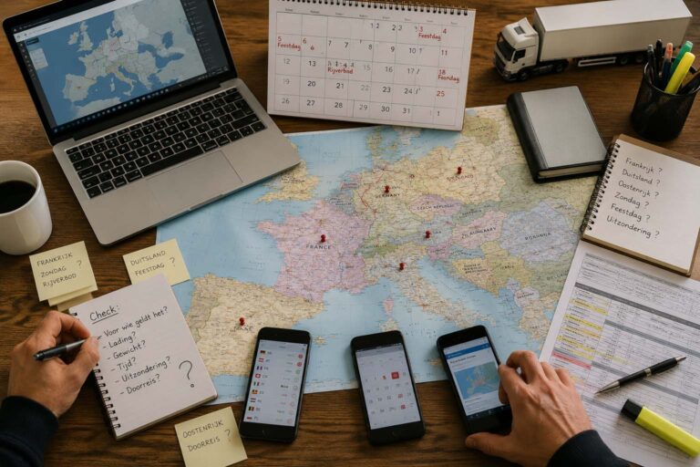 Europese rijverboden: essentiële informatie hoort voor iedereen toegankelijk te zijn