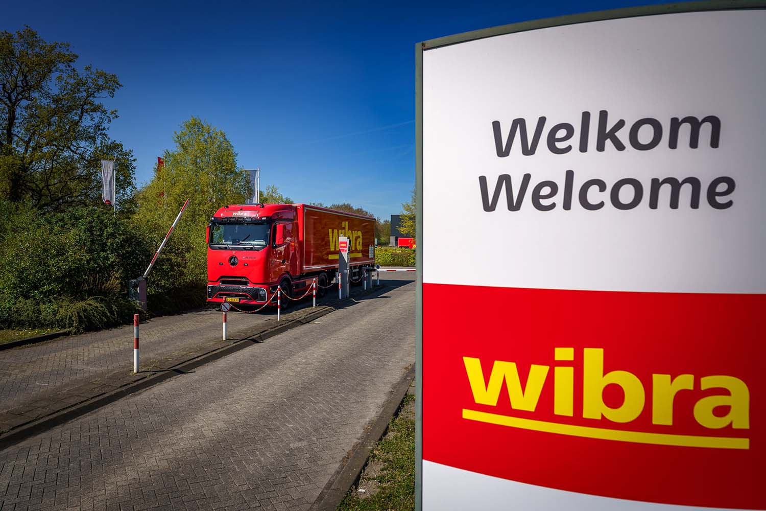 Wibra vrachtwagen