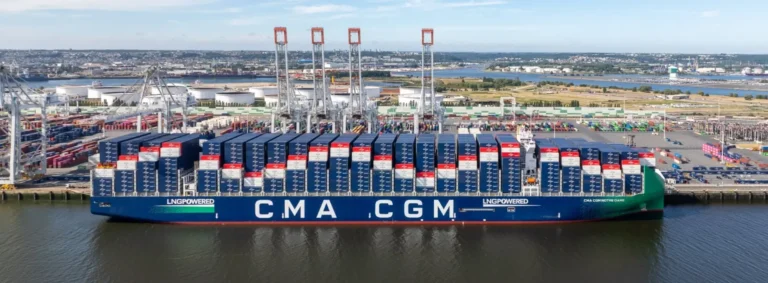 CMA CGM doopt grootste containerschip onder Franse vlag ter wereld