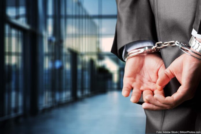 arrestatie zakenman
