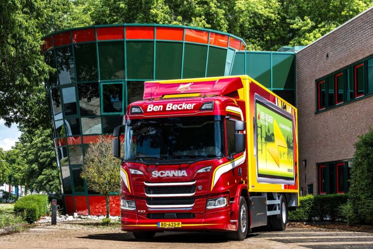 Ben Becker neemt zijn eerste elektrische vrachtwagen in gebruik voor distributie in Benelux