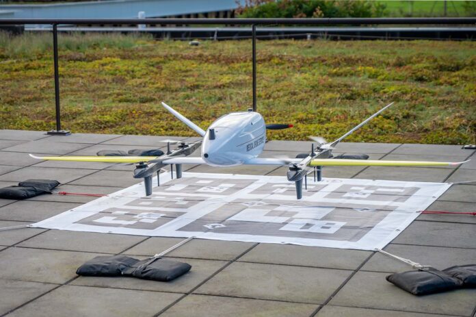 Drone dak Isala ziekenhuis