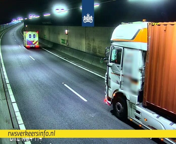 Aanrijding Drechttunnel