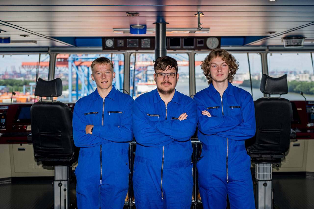 Hapag Lloyd jongeren aan boord