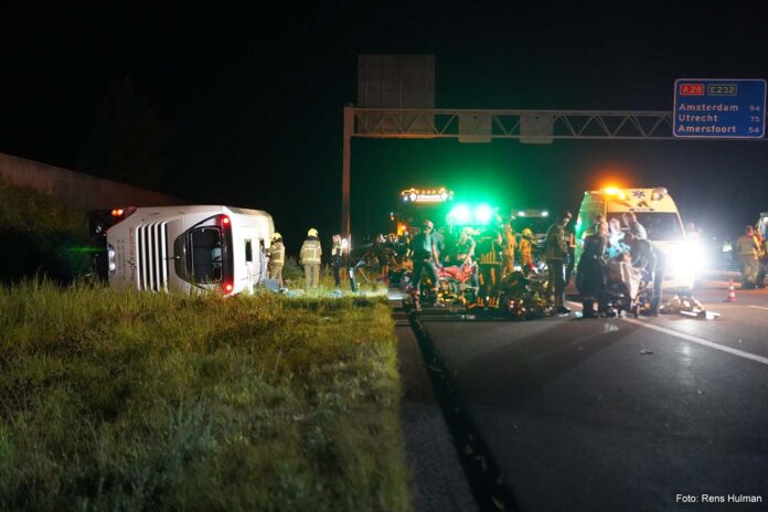 Ongeval Touringcar A28