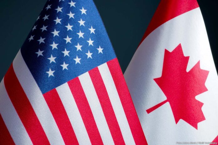 Vlag Canada VS