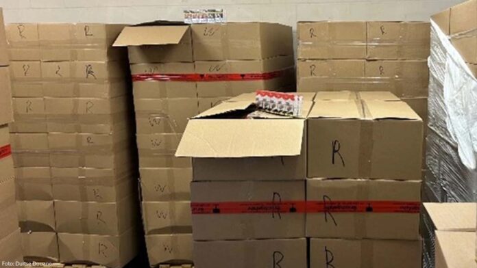 ruim 14 miljoen illegale sigaretten