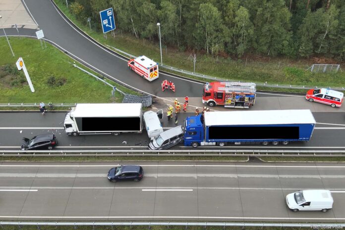 Aanrijding Duitse A9