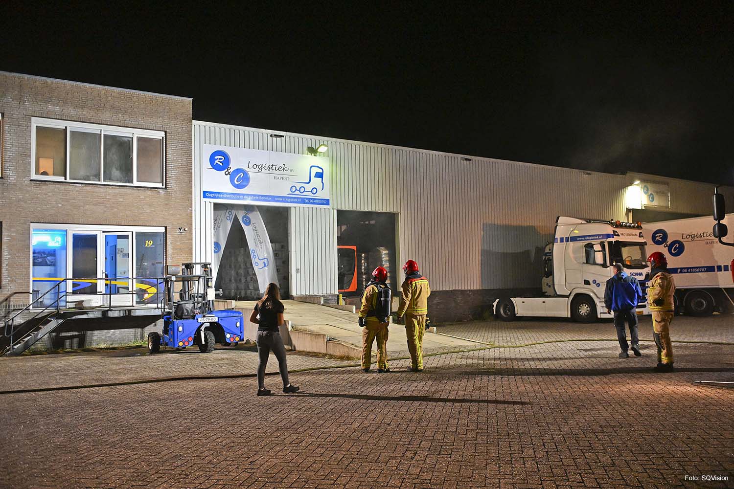 Twee branden bij R&C Logistiek in Bergeijk, politie doet onderzoek