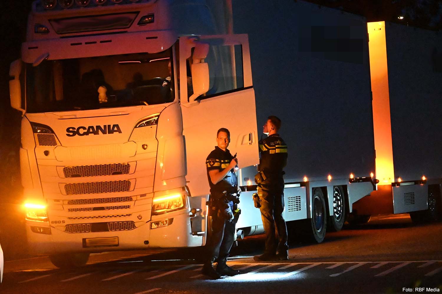 Dronken vrachtwagenchauffeur Leerdam