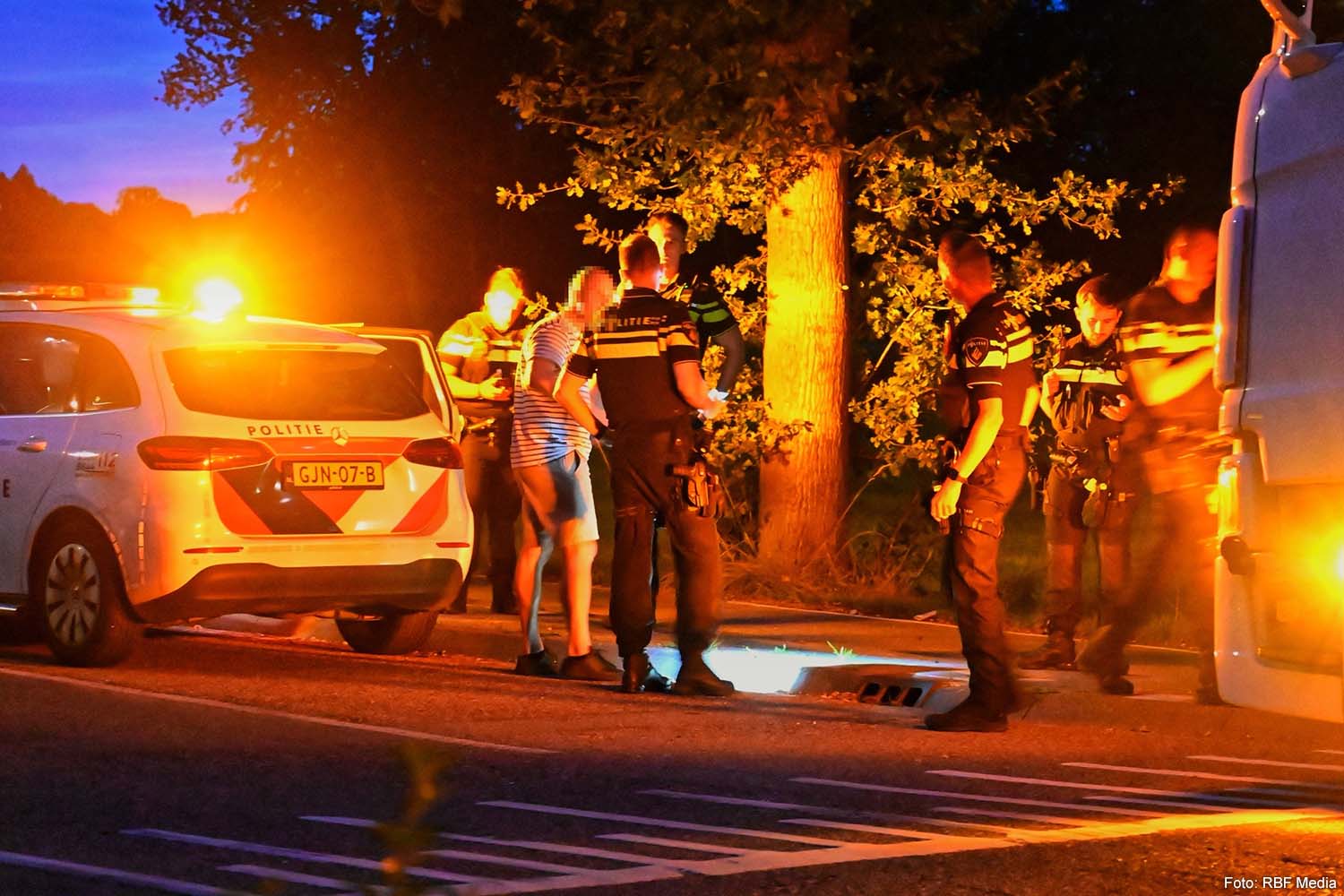 Dronken vrachtwagenchauffeur Leerdam