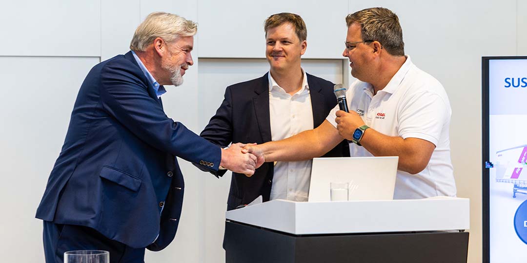 vlnr: : Sascha Hähnke, General Manager, REMONDIS Sustainable Services GmbH / André Zick, Business Development, TSR Resource GmbH & Co. KG / Thore Bakker, CSO, Kögel Trailer GmbH