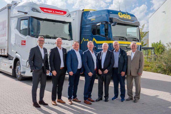 vlnr: Jörg Rotthowe, Jochen Geis, Sebastian Gerloff, Hans-Wolfgang Geis, Wolfgang Geis, Mathias Krage, Heinz-Ulrich Gerloff