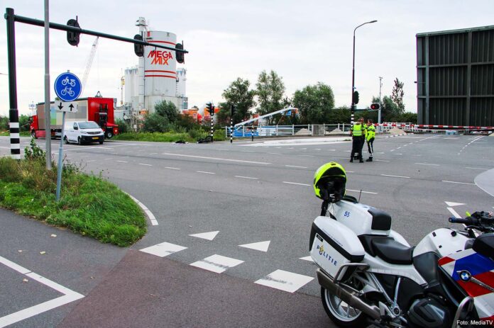 aanrijding fatbike, vrachtwagen