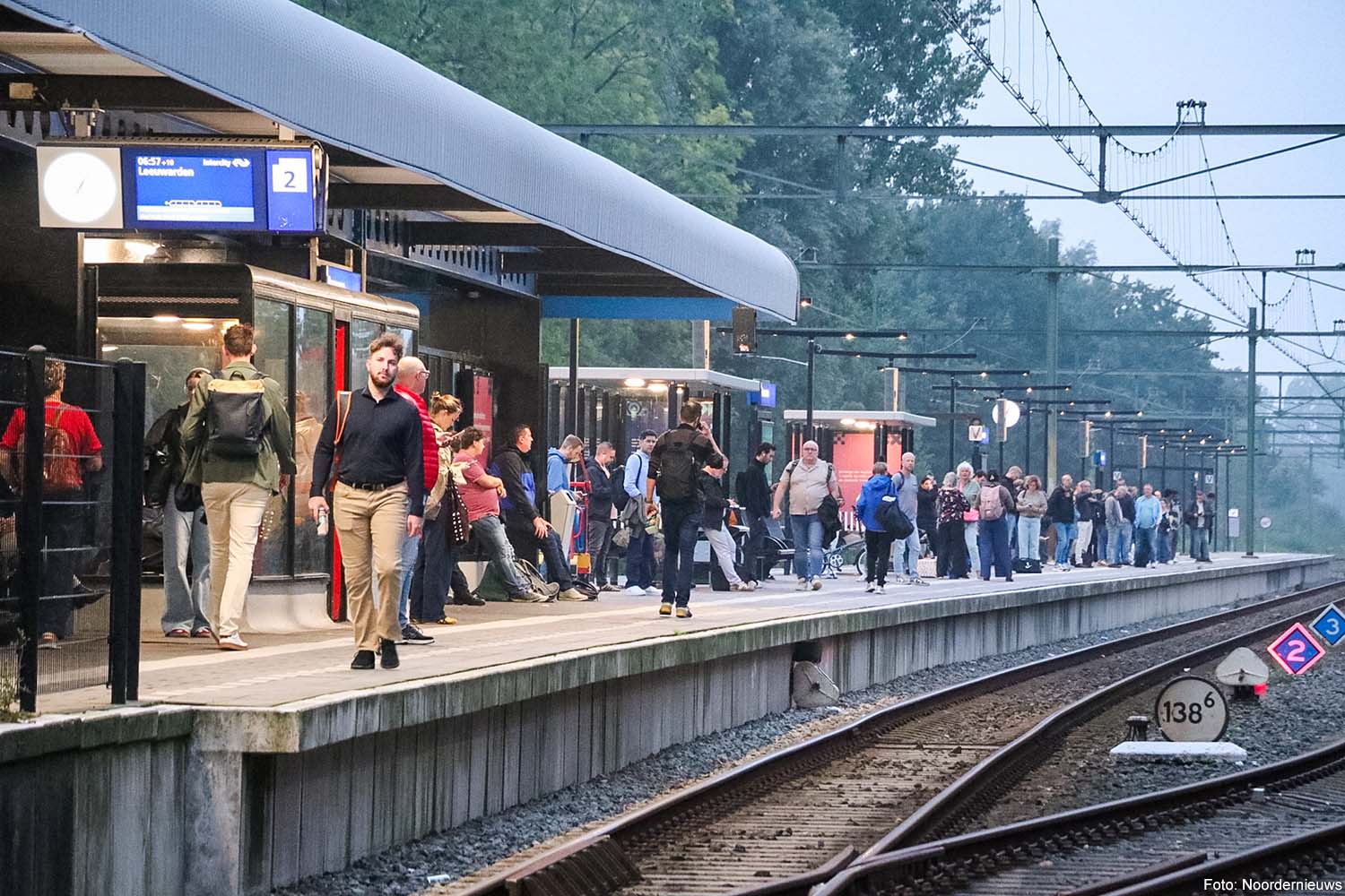 Mogelijke sabotage zorgt voor grote treinstoring in Noord- en Midden-Nederland