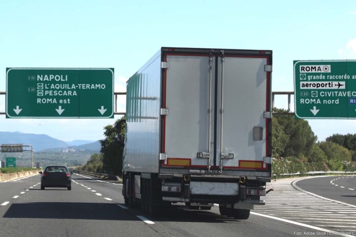 Vrachtwagen Italië