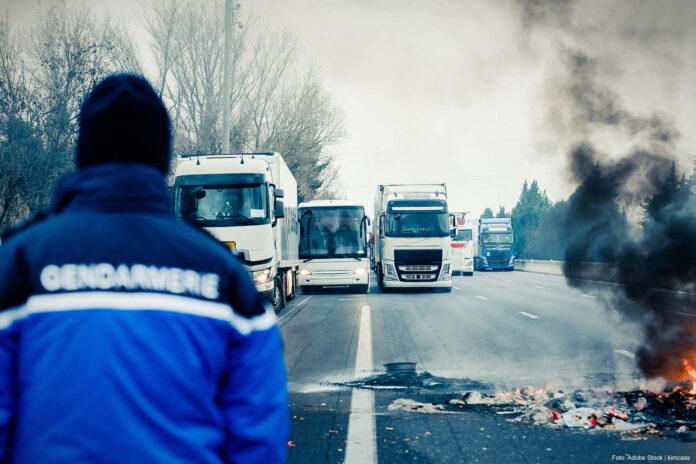 Acties Frankrijk Transport