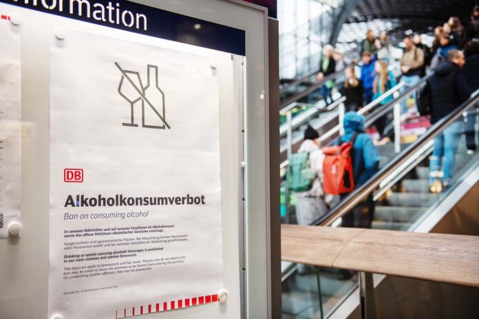 Alcoholverbod Deutsche Bahn
