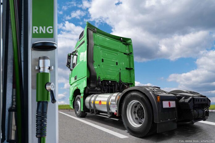 Biogas vrachtwagen