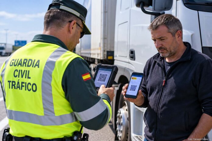 Controle QR-code Spanje