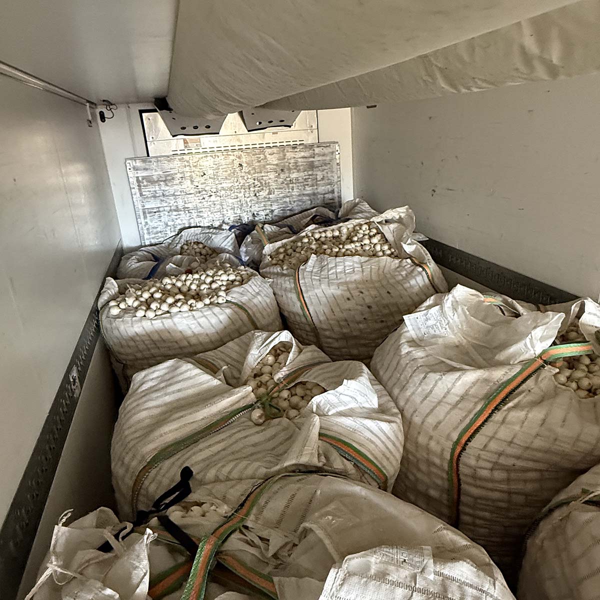 Drugs Uien Vrachtwagen