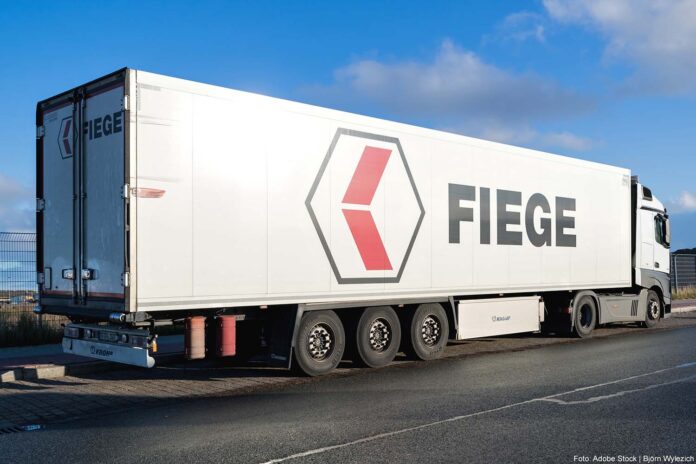 Fiege vrachtwagen