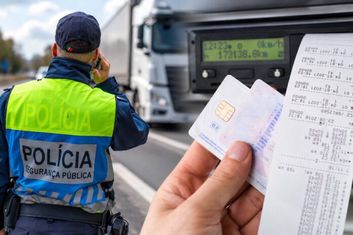 Portugese Politie, Tachograafcontrole