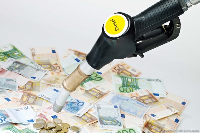 Tanken diesel geld