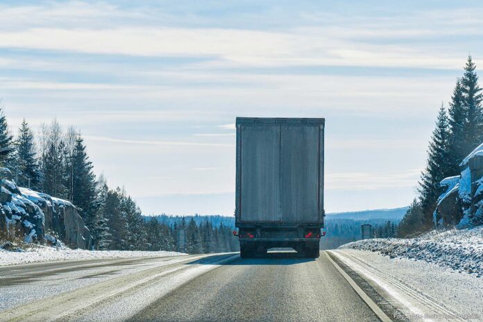 Vrachtwagen in Finland