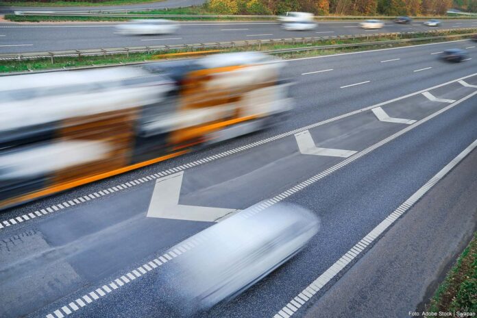 Vrachtwagen verkeer Denemarken