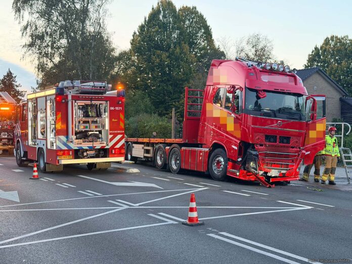 Vrachtwagenchauffeur onwel