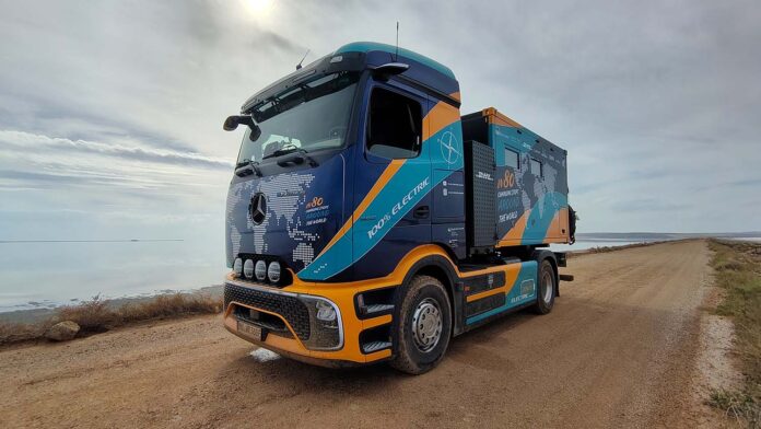 Wereldreis eActros 600