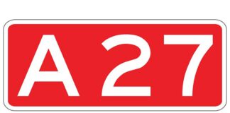 A27 verkeersbord